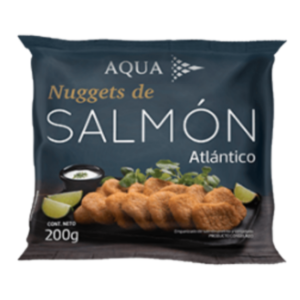 Nuggets de Salmon Aqua 200gr x25uni