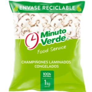 Champiñón Laminado Minuto Verde 1k x10